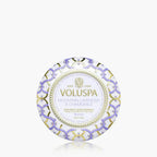Mini Vela Voluspa Lata Mountain Lavender e Chamomile 25 Horas
