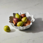 Multi Bowl p/Servir Cerâmica Branco Ruffle 3,8L Le Creuset