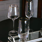 Jogo 2 Taças Vinho Vidro Dots 350ml