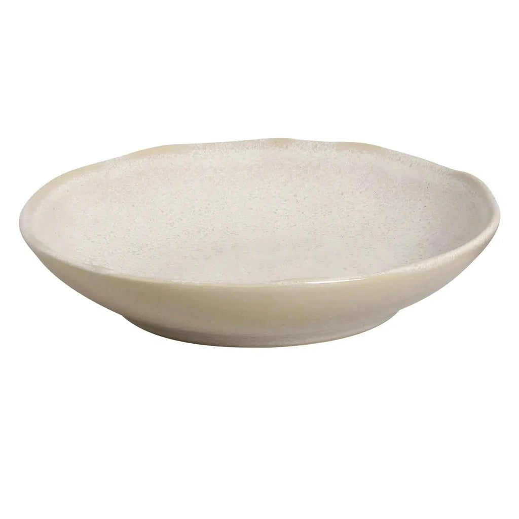 Jogo 6 Pratos Fundos Stoneware Bio Latte 22,5cm Porto Brasil
