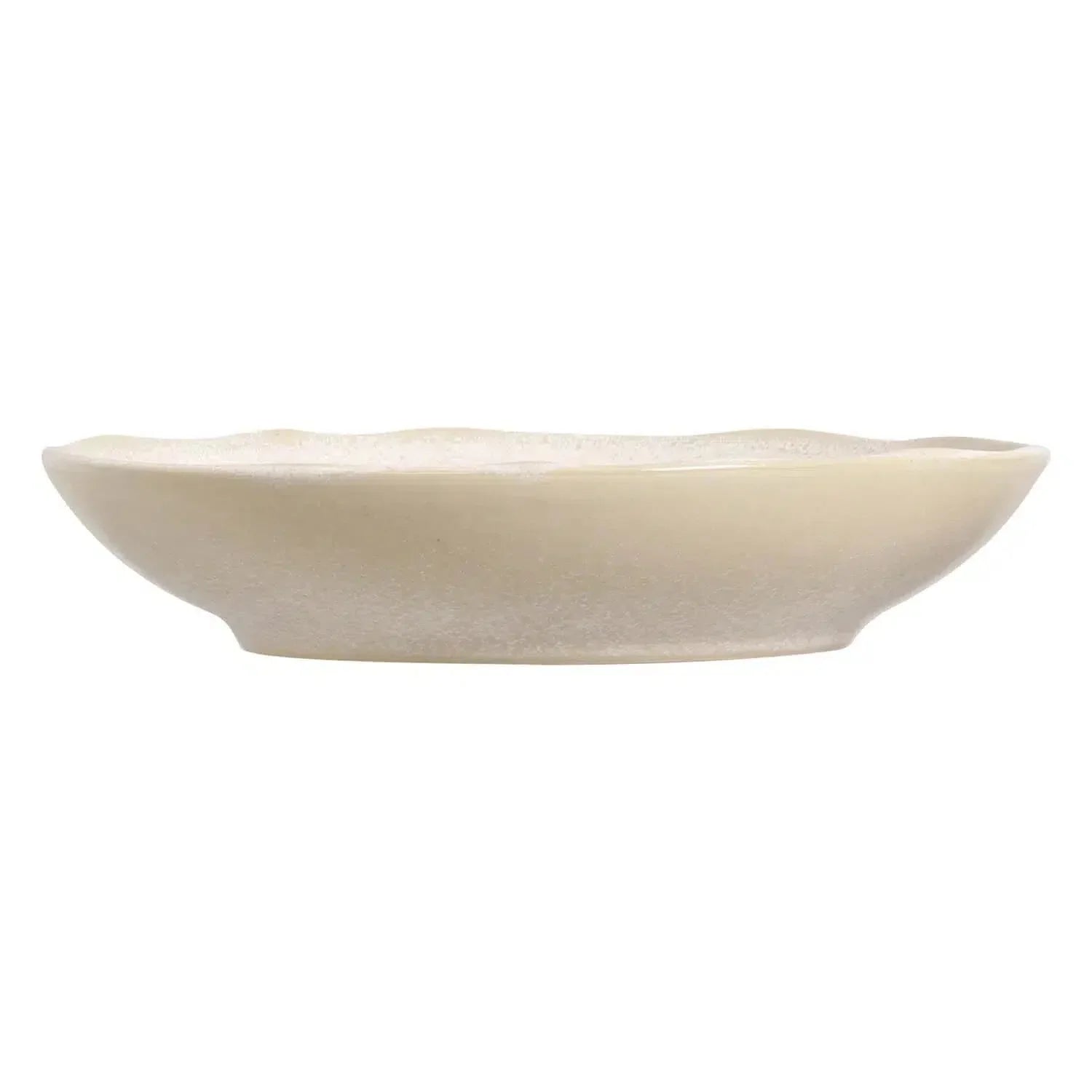 Jogo 6 Pratos Fundos Stoneware Bio Latte 22,5cm Porto Brasil