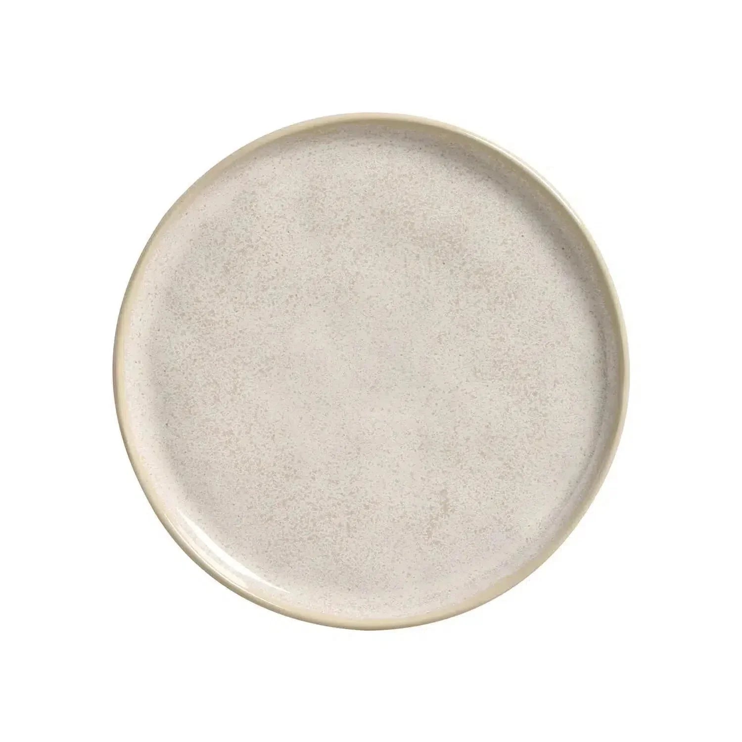 Jogo 6 Pratos de Sobremesa Stoneware Bio Latte 21,5cm Porto Brasil