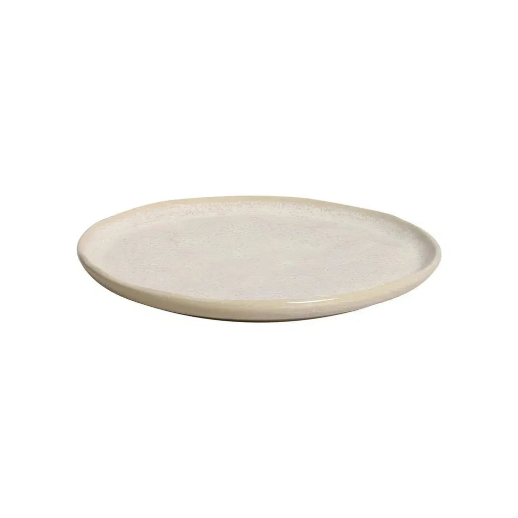 Jogo 6 Pratos de Sobremesa Stoneware Bio Latte 21,5cm Porto Brasil