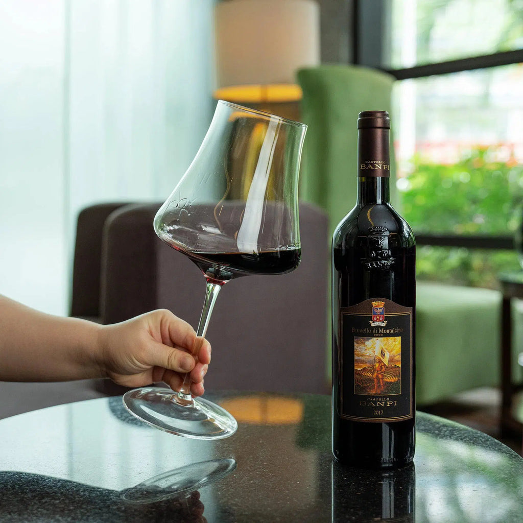 OUTLET: Kit com 2 Taças para Vinho em Cristal Linha Piemonte 790ml Artevino