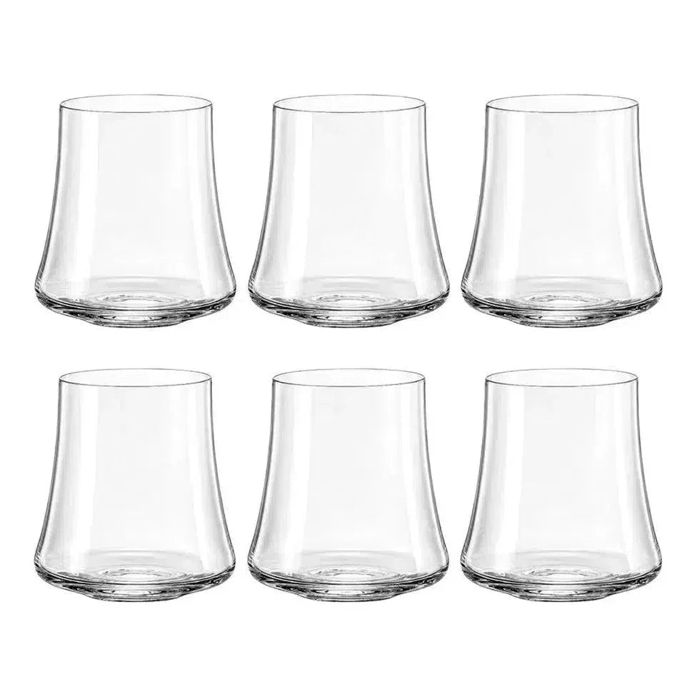 Kit com 6 Copos para Whisky em Cristal Sommelier 350ml
