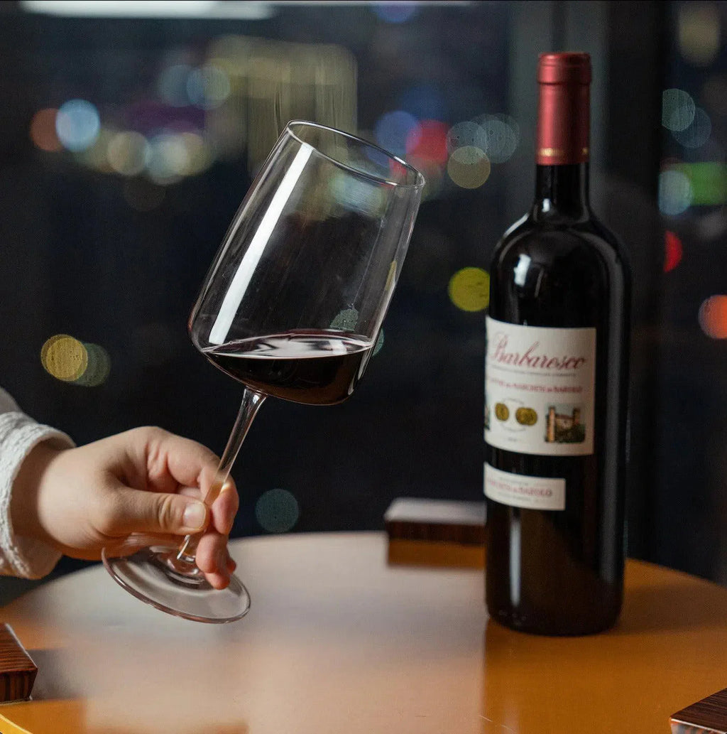 OUTLET: Kit com 6 Taças para Vinho em Cristal Linha Quadratta 660ml Artevino