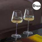 OUTLET: Kit com 6 Taças para Vinho em Cristal Signature 850ml Artevino