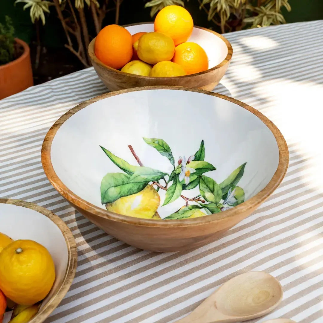 Bowl Grande Madeira Toscana Bahali 35cm