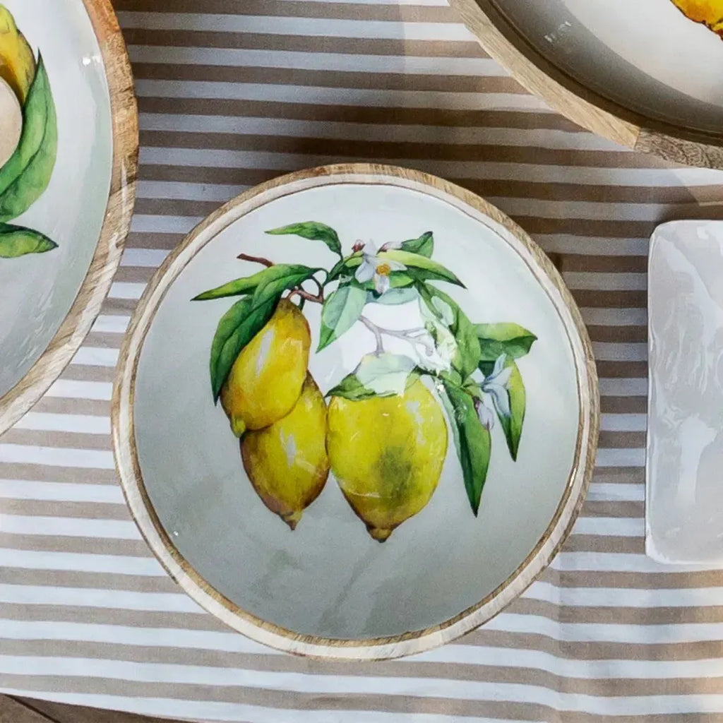 Bowl Grande Madeira Toscana Bahali 35cm