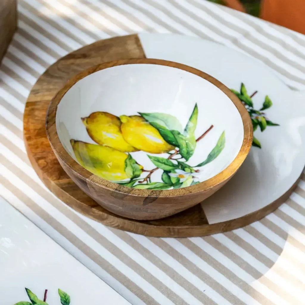 Bowl Grande Madeira Toscana Bahali 35cm