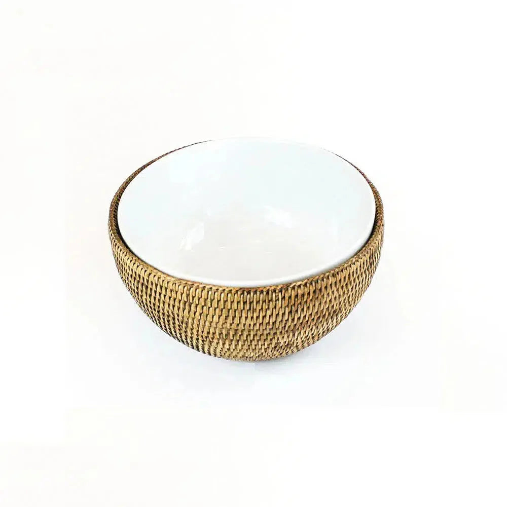 Bowl em Rattan com Suporte Bahali 15cm