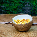 Bowl em Rattan com Suporte Bahali 15cm