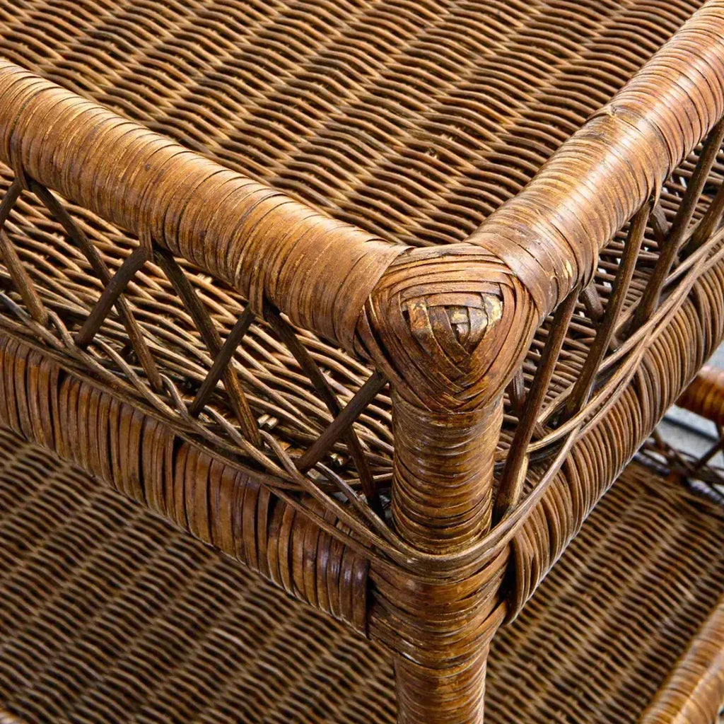 Carrinho em Rattan Bahali 80x48x91cm