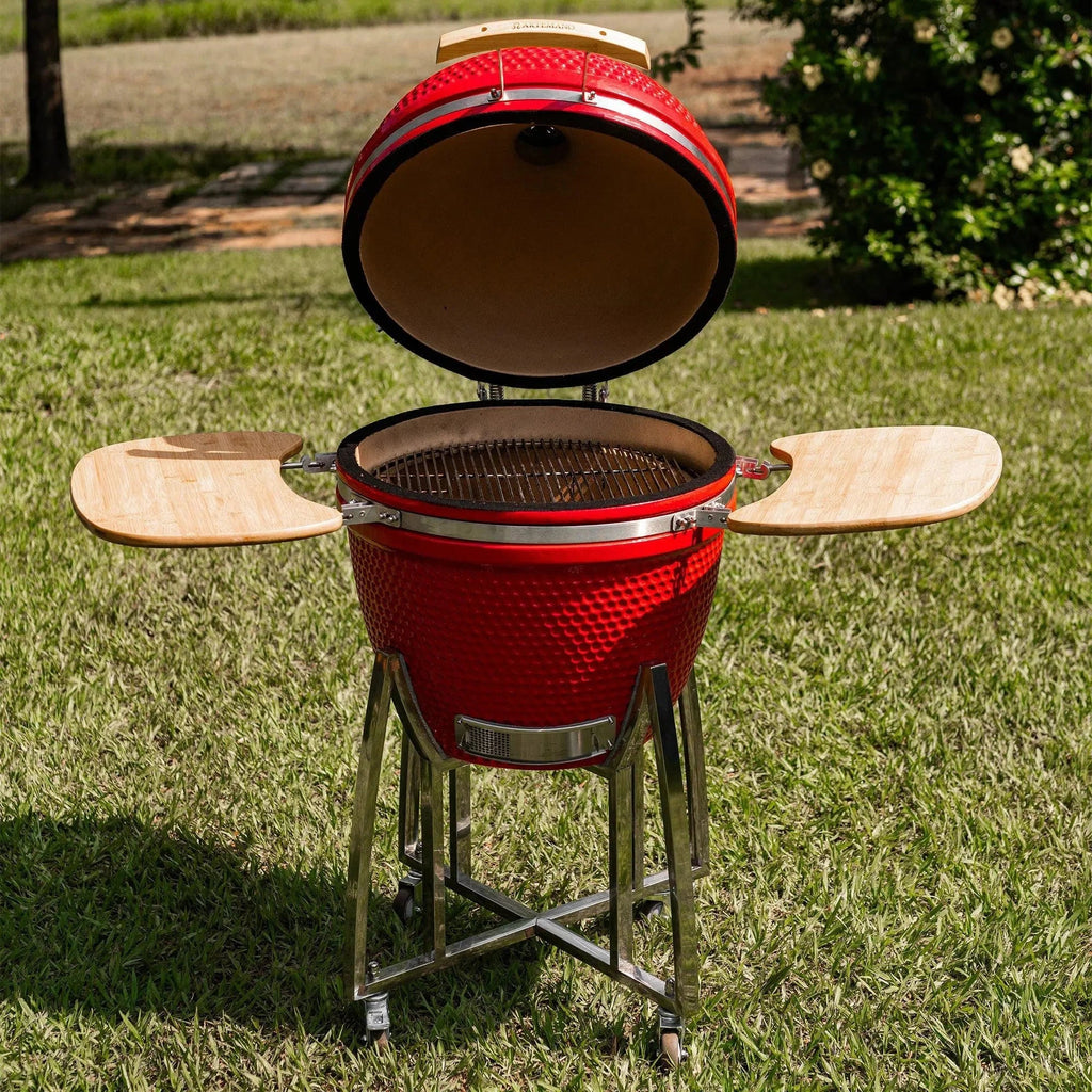 PRÉ-VENDA: Churrasqueira Kamado Vermelha Artemano Pequena 16 Polegadas