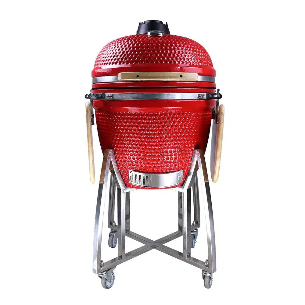 PRÉ-VENDA: Churrasqueira Kamado Vermelha Artemano Super 24 Polegadas