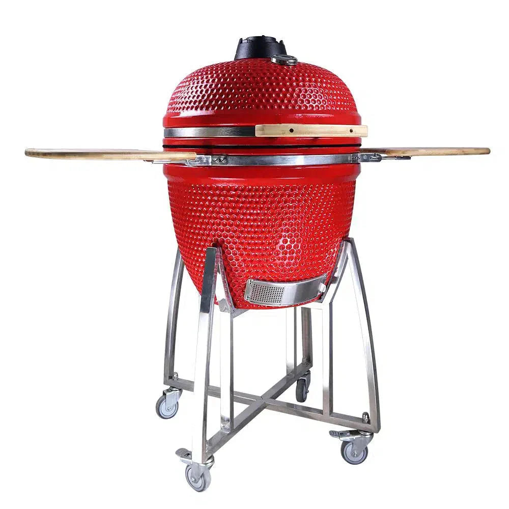 PRÉ-VENDA: Churrasqueira Kamado Vermelha Artemano Super 24 Polegadas