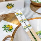 Conjunto 2 Talheres de Salada Madeira Toscana Bahali 34cm