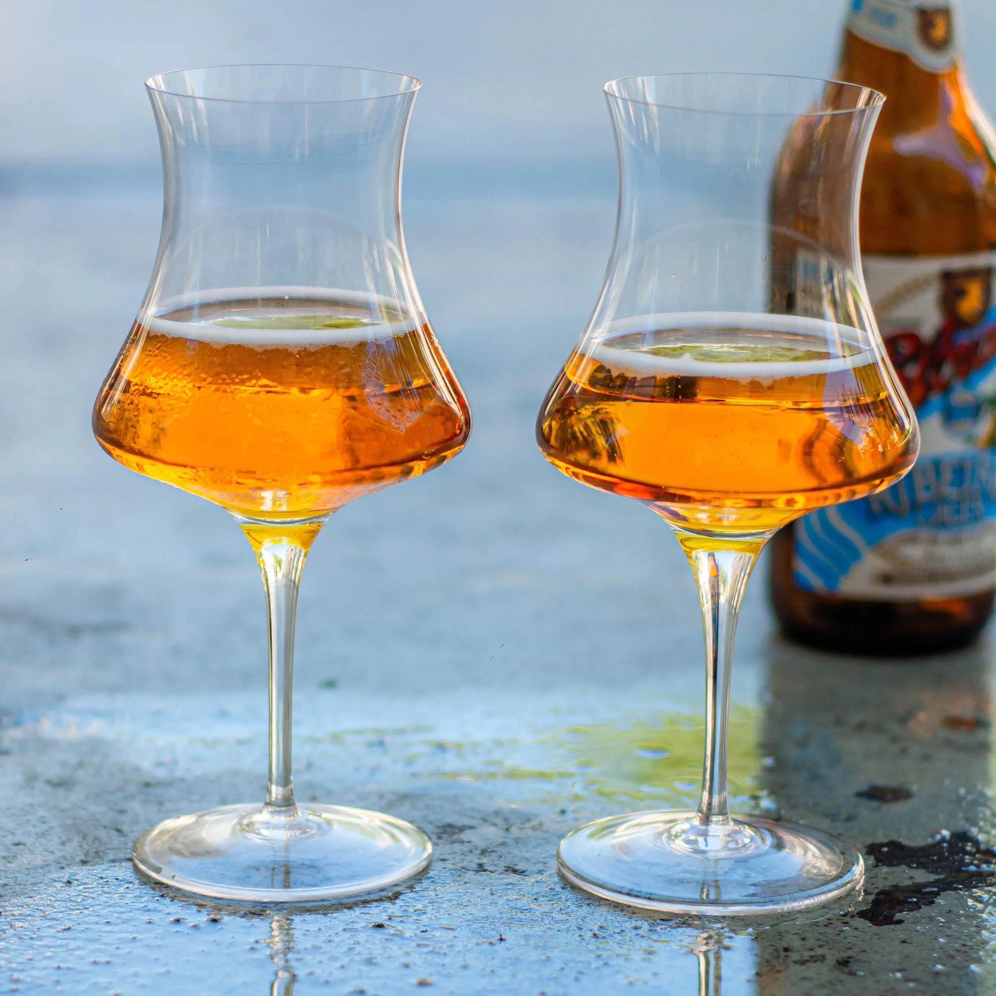 Jogo 2 Taças Mozart em Puro Cristal para Cerveja Bräuer 380ml