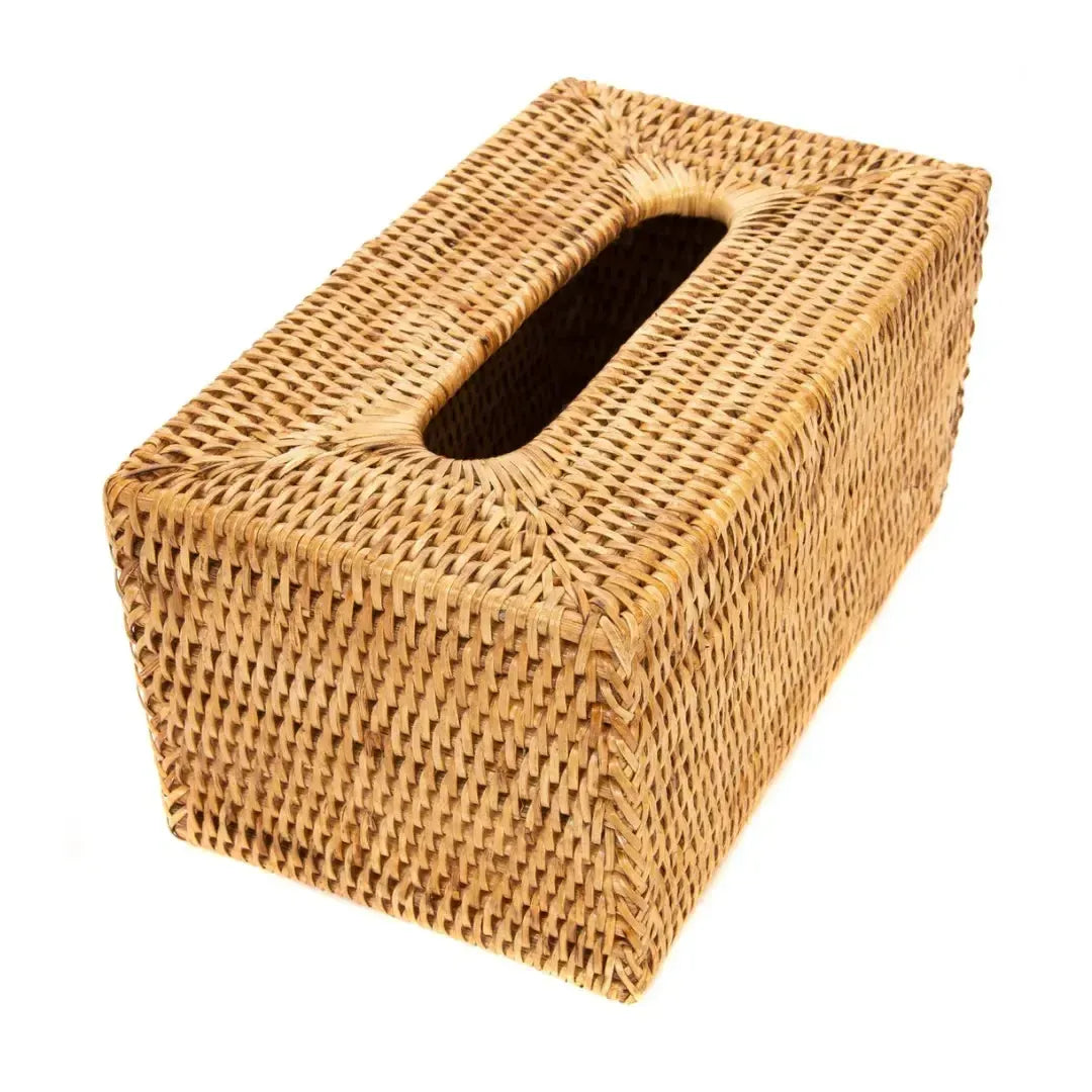 Porta Lenço em Rattan Bahali 25x14x10cm