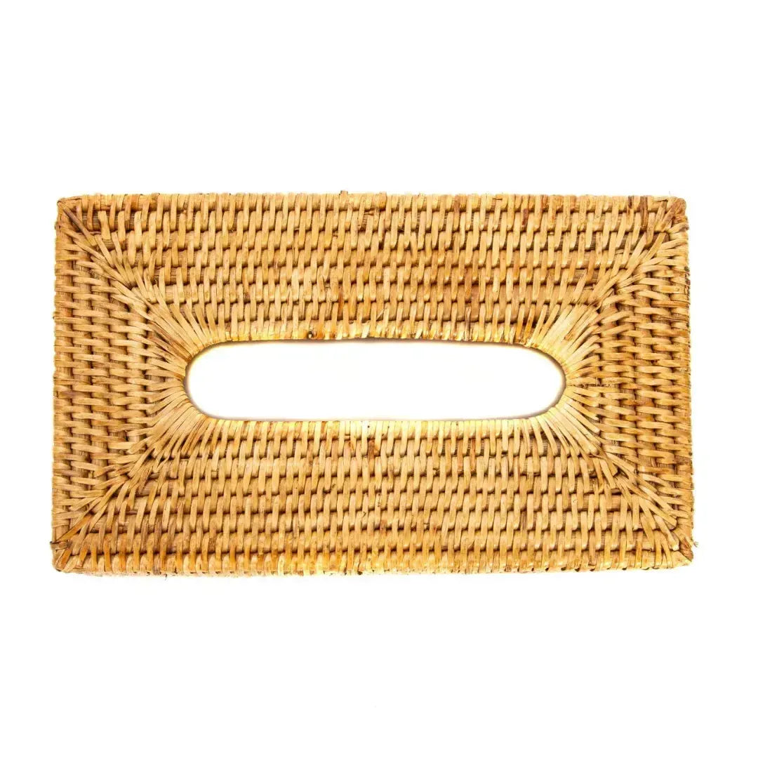 Porta Lenço em Rattan Bahali 25x14x10cm