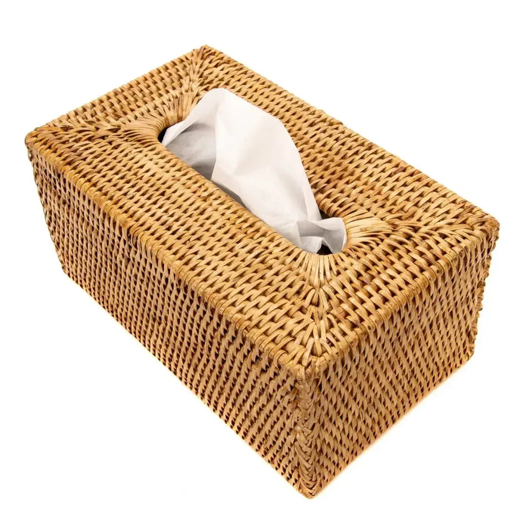 Porta Lenço em Rattan Bahali 25x14x10cm