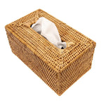 Porta Lenço em Rattan Bahali 25x14x10cm