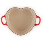 Panela Coração com Pegador Coração Inox Vermelha 20cm 1,9L Le Creuset
