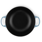 Panela Le Creuset Marmita Signature Chambray com Pegador Dourado 32cm