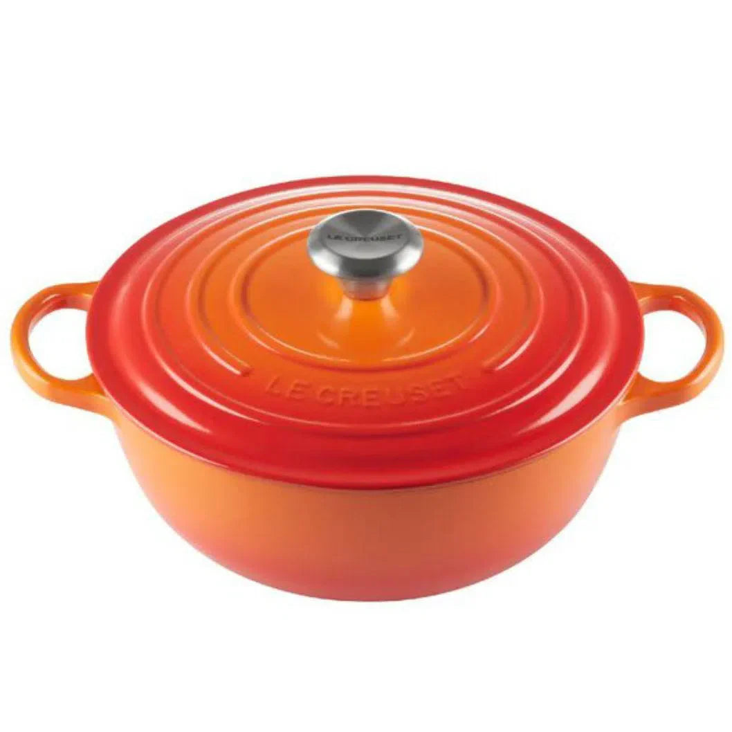 Panela Le Creuset Marmita Signature Laranja 22cm