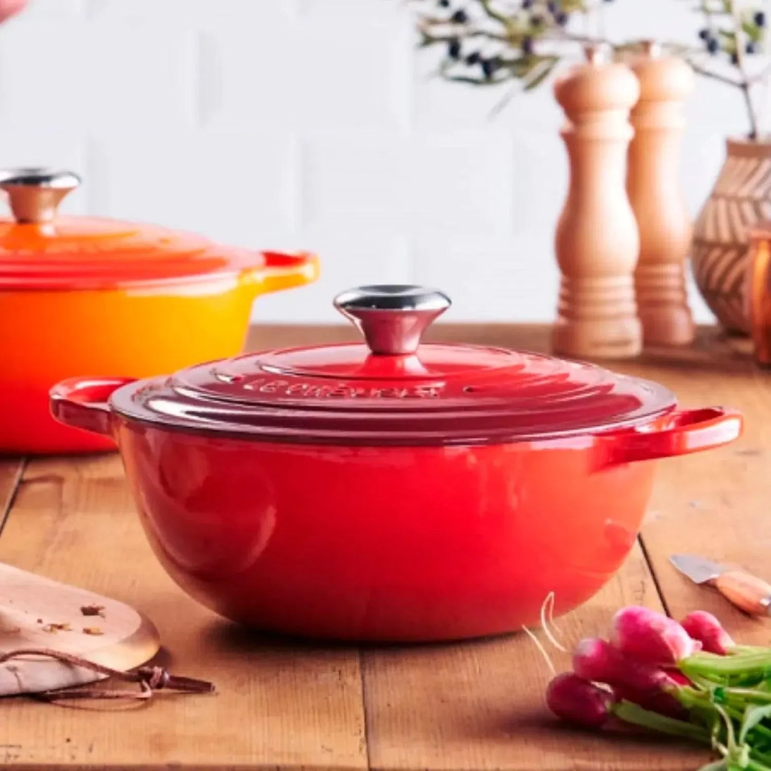 Panela Le Creuset Marmita Signature Vermelha 24cm