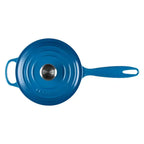 Panela Le Creuset Molheira Signature Azul Marseille 1,5L 16cm