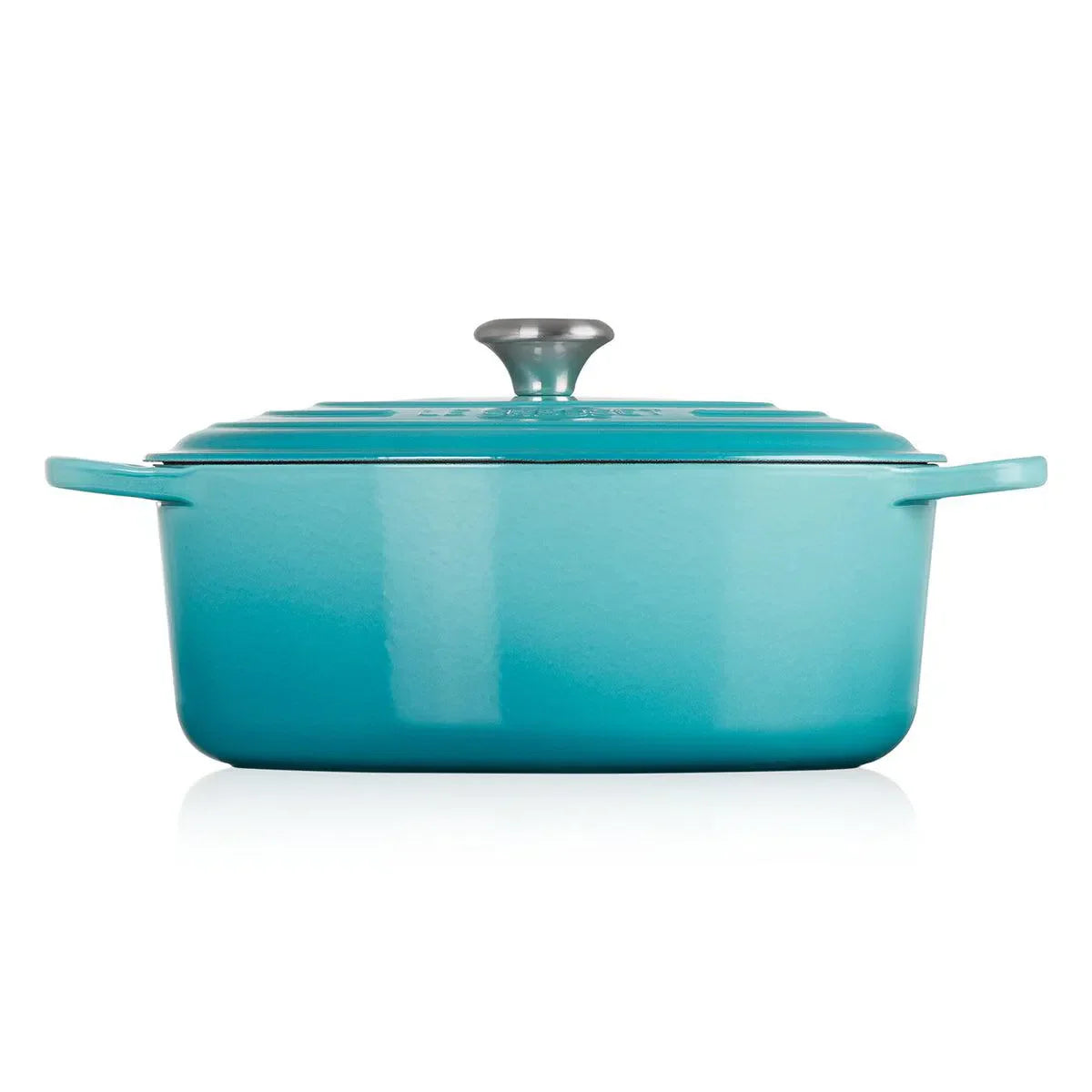Panela Le Creuset Oval Signature Azul Caribe 4,1L 27cm