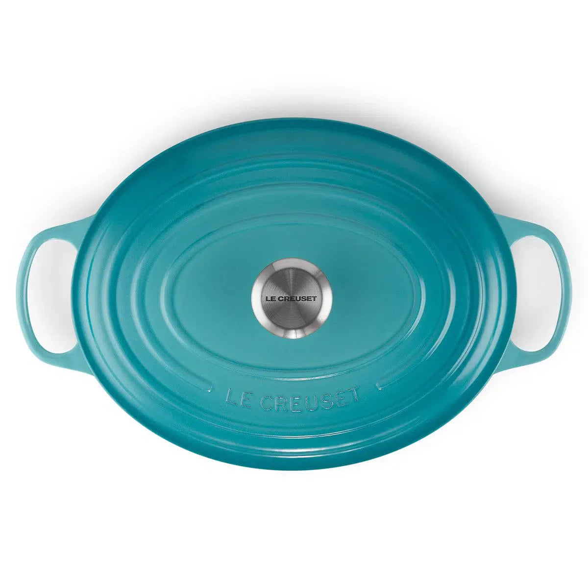 Panela Le Creuset Oval Signature Azul Caribe 4,1L 27cm