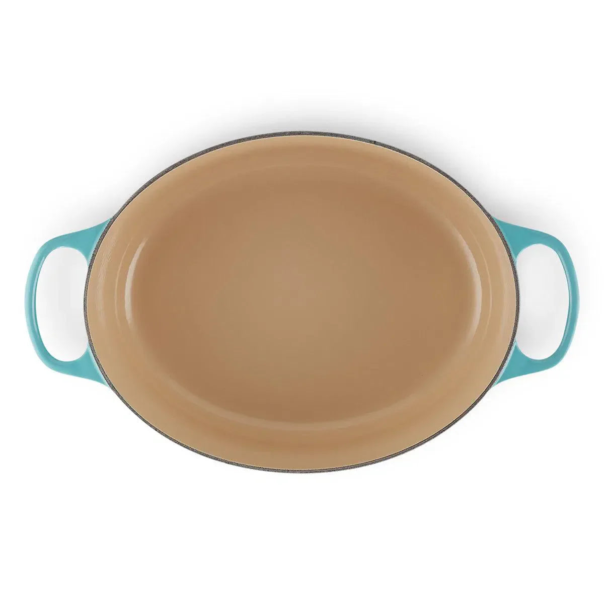Panela Le Creuset Oval Signature Azul Caribe 4,1L 27cm