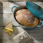 Panela Le Creuset Oval Signature Azul Caribe 4,1L 27cm