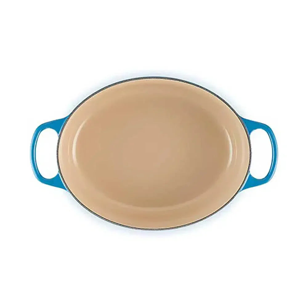 Panela Le Creuset Oval Signature Azul Marseille 4,1L 27cm