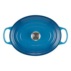 Panela Le Creuset Oval Signature Azul Marseille 6,3L 31cm