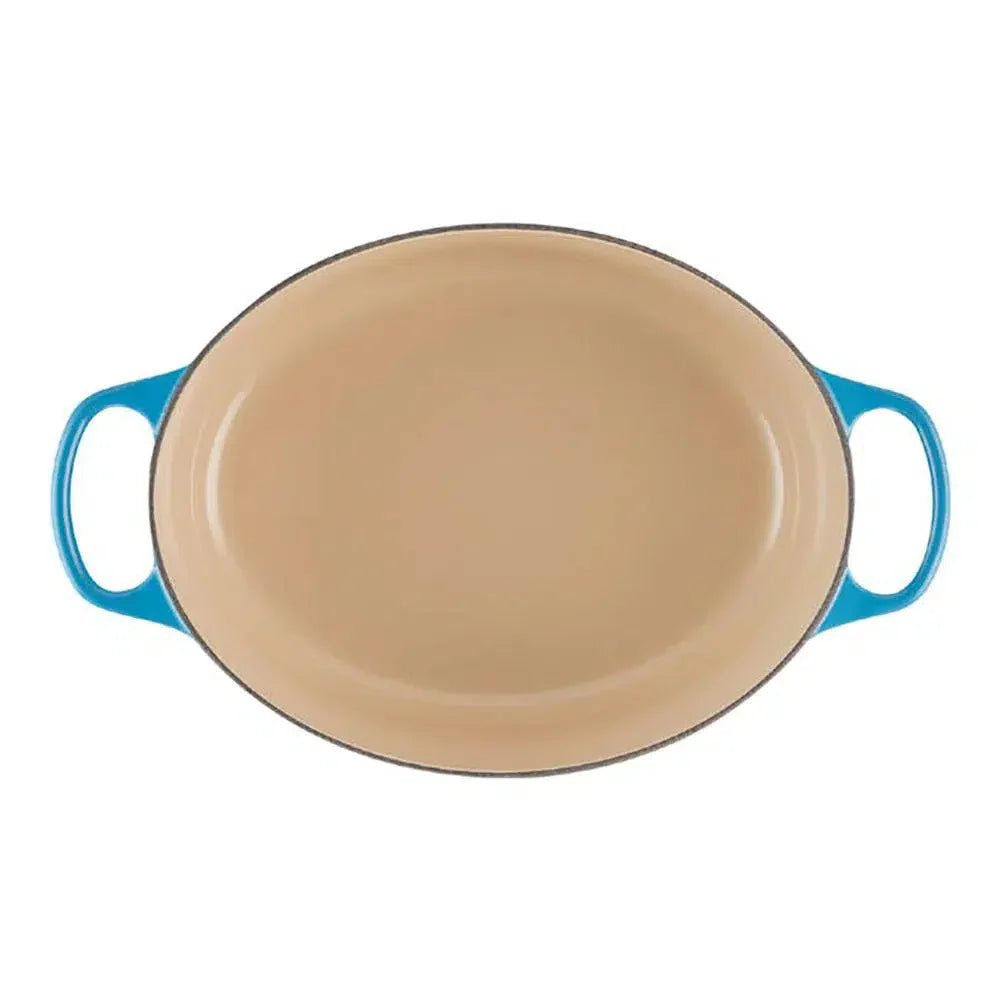 Panela Le Creuset Oval Signature Azul Marseille 6,3L 31cm