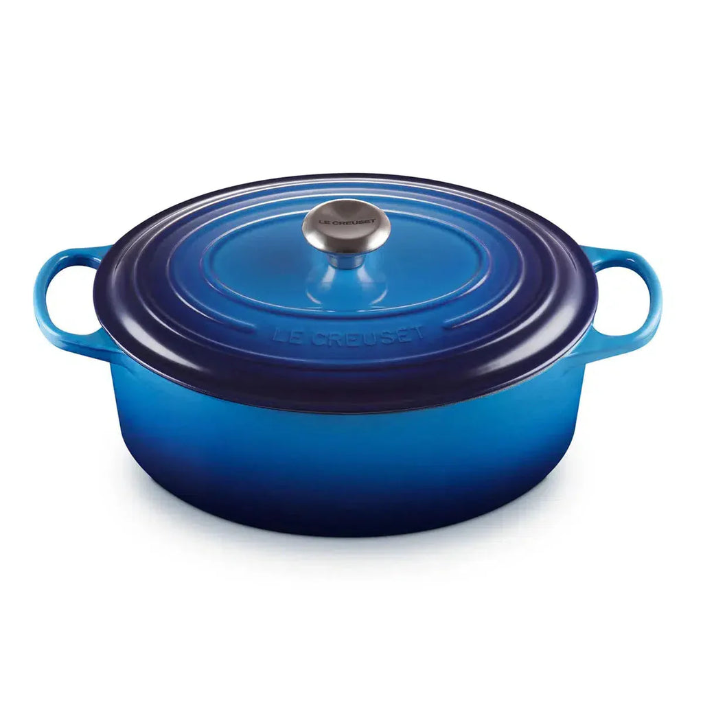 Panela Le Creuset Oval Signature Azure 6,3L 31cm