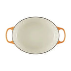 Panela Le Creuset Oval Signature Flamme Dorée com Pegador Dourado 13,9L 40cm