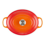 Panela Le Creuset Oval Signature Laranja 6,3L 31cm