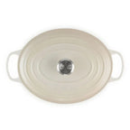 Panela Le Creuset Oval Signature Meringue 6,3L 31cm