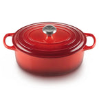 Panela Le Creuset Oval Signature Vermelha 4,1L 27cm