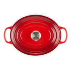 Panela Le Creuset Oval Signature Vermelha 4,1L 27cm