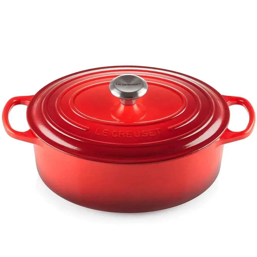Panela Le Creuset Oval Signature Vermelha 4,1L 27cm