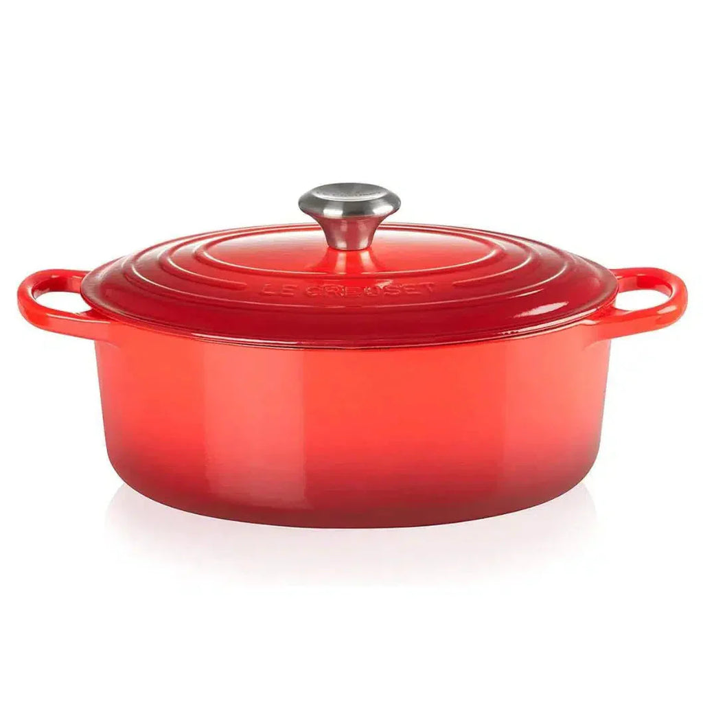Panela Le Creuset Oval Signature Vermelha 4,1L 27cm