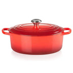 Panela Le Creuset Oval Signature Vermelha 4,1L 27cm