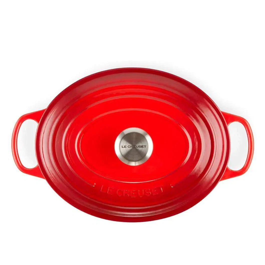 Panela Le Creuset Oval Signature Vermelha 4,1L 27cm
