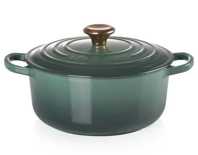 Panela Le Creuset Redonda Signature Artichaut com Pegador de Cobre 2,4L 20cm