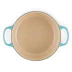 Panela Le Creuset Redonda Signature Azul Caribe 1,3L 16cm
